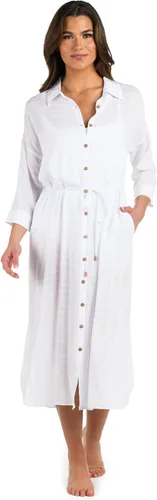 Miniatura 15 de La Blanca Vestido midi para cubrir el traje de baño para mujer