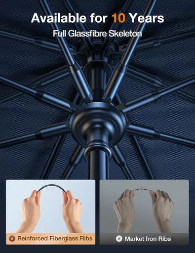 Miniatura 6 de TORRAS Parasol para Parabrisas de Automóvil con Organizador, Sombras Plegables para Cubierta de Ventana Delantera con Espejo, Cremallera Bloquea