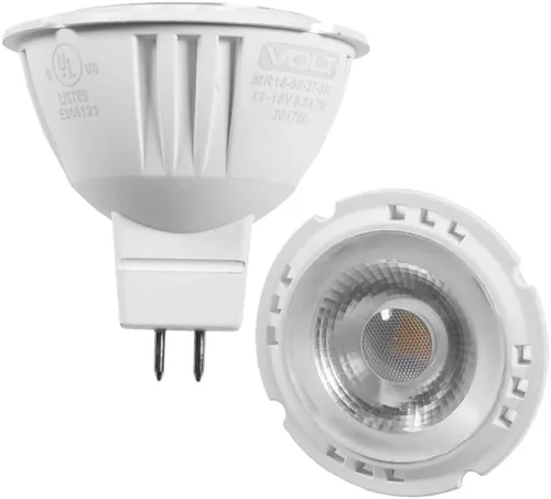 Miniatura 8 de VOLT Fat Boy - Foco exterior de cobre sólido de 12 V con bombilla LED MR16 de 5 W, 2700 K, luz blanca cálida (400 lúmenes) para iluminación de bajo