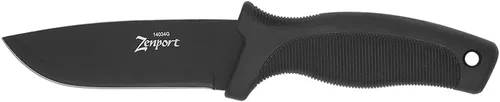 Zenport 14034G - Cuchillo de caza, 9 pulgadas, hoja de acero inoxidable de 4.2 pulgadas, color negro, paquete de 3