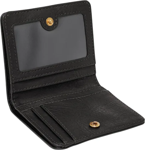 Miniatura 2 de Fossil Cartera plegable de piel Logan con bloqueo RFID para mujer