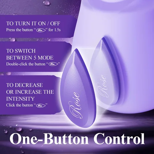 Miniatura 5 de Rosa Juguete Sexual para Adultos - Vibrador de Succión para Mujeres con 5 Modos de Succión y 5 Niveles de Intensidad, Succionador Puro de Apertura