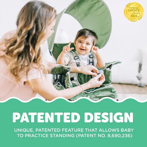Miniatura 5 de Baby Delight Silla portátil Go with Me Venture Interior y exterior Toldo 3 etapas de crecimiento infantil Moss Bud Green Verde musgo