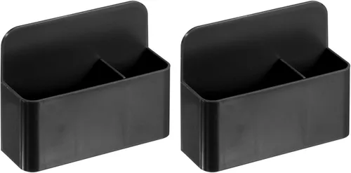 PATIKIL Soporte magnético para bolígrafo para refrigerador, paquete de 2 marcadores de borrado en seco de 3.937 x 4.724 in, organizador de tazas con