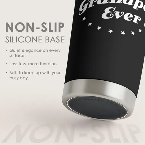 Miniatura 4 de SANDJEST Vaso con aislamiento para viajes, el mejor set de regalo para el mejor abuelo de todos, para papá, abuelo - Taza de 20 oz - Gran regalo