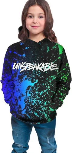 Miniatura 4 de Sudadera con capucha para adolescentes y niñas con estampado 3D