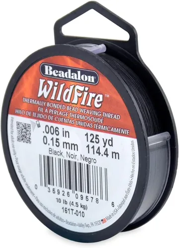 Miniatura 53 de Beadalon Wildfire Ultra - Beading Thread, Beading Supplies for Crafters, Jewelry Makers, Beaders. Braided Fishing Line