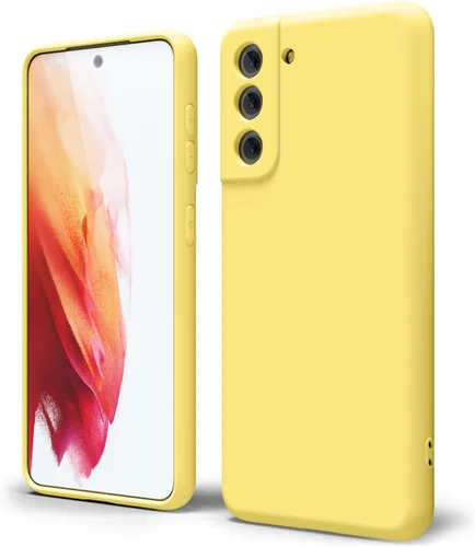 Miniatura 339 de oakxco Funda para teléfono Samsung Galaxy S21 Ultra con agarre de silicona líquida, bonita funda delgada y delgada de goma suave de TPU lisa