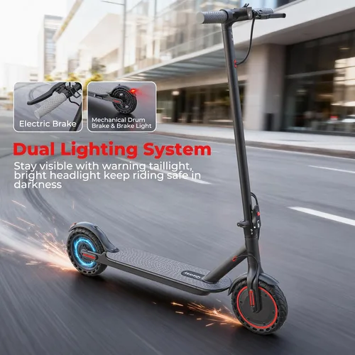 Miniatura 4 de Qlaway 350W Electric Scooter for Adults, Speed Up to 19Mph, Max 15-22 Miles Range, Commuting Scooters with APP Control and Dual Brakes System