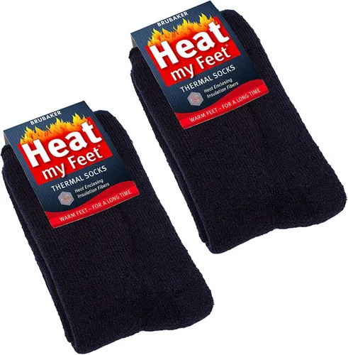 Miniatura 8 de Paquete de 2 calcetines térmicos BRUBAKER Heat my Feet - Pies cálidos - Fibras aislantes que encierran el calor