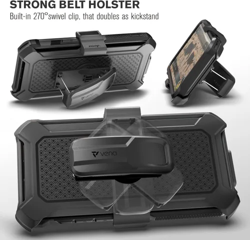 Miniatura 5 de VENA vArmor - Funda resistente para Apple iPhone 15 Plus (6.7 pulgadas) (protección contra caídas de grado militar/armadura) Magsafe compatible