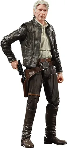 Miniatura 4 de STAR WARS The Black Series Archive Han Solo Toy - Figura de acción coleccionable de 6 pulgadas a escala de The Force Awakens, juguetes para niños