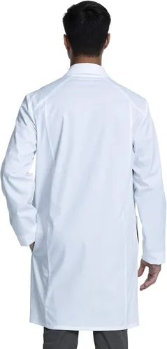Miniatura 5 de Cherokee White Lab Coat for Men or Women with 3 Pockets and Center back length 38" CK460