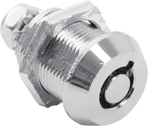 Miniatura 8 de TCMT Paquete de 11 cierres cromados para maletero de maquinilla de afeitar cortada King con llaves para Harley Pack Trunk Electra Glide Road King