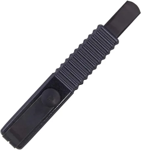 Miniatura 5 de NT Cutter - Cuchillo multiusos de agarre de aluminio fundido a presión de serie Premium Evolution PMG con bloqueo automático, hoja negra extra