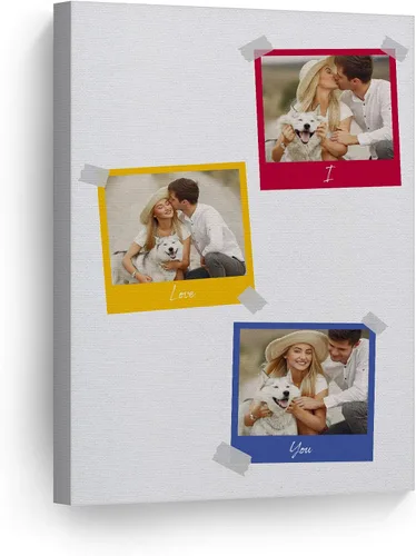 Miniatura 29 de Smile Art Design Impresión en lienzo personalizada: arte de pared con fotos personalizadas, hecho a pedido en Estados Unidos, lienzo premium