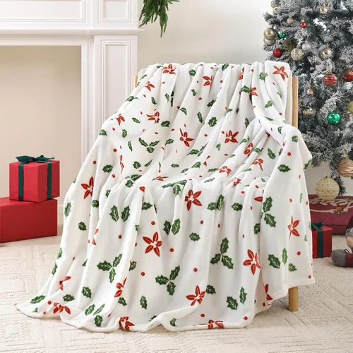Miniatura 18 de Manta de Forro Polar Negro para Sofá, Silla, Sillón, Suave, Cálida, Mullida y Acogedora para Mujeres y Hombres, 300GSM Decoración de Habitación