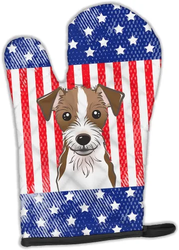 Miniatura 150 de Caroline's Treasures BB4020OVMT Dog House Collection Border Collie - Guante de horno grueso resistente al calor para sartenes calientes y horno
