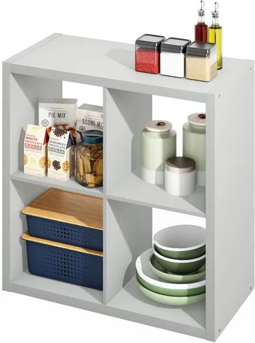 Miniatura 8 de Furinno Reed - Organizadores y almacenamiento de armario, organizador de armario de 5 niveles, estante abierto, para armario, dormitorio, sala