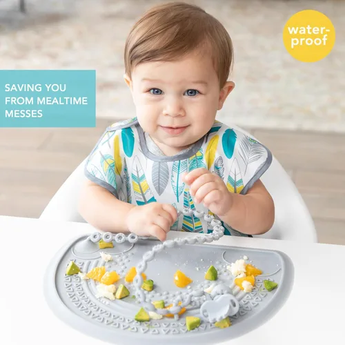 Miniatura 2 de Bumkins SuperBib - Babero para bebé, impermeable, lavable, resistente a las manchas y al olor, para niños de 6 a 24 meses.