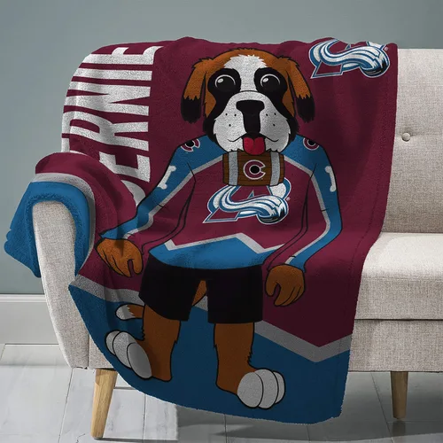 Miniatura 16 de Sleep Squad Anaheim Ducks Wild Wing Mascot - Manta de felpa Raschel de 60 x 80 pulgadas, una manta de mascota de la NHL