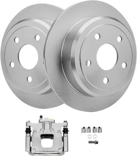 Miniatura 18 de Detroit Axle - Kit de freno delantero para Chevrolet Trailblazer GMC Envoy 2007 2008 2006-2009, rotores de freno de disco, pastillas de freno