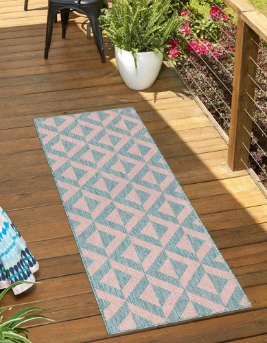 Miniatura 51 de Unique Loom Jill Zarin Outdoor Collection - Alfombra rectangular (2 pies 2 pulgadas x 3 pies 1 pulgadas, rectangular, beige y marrón)