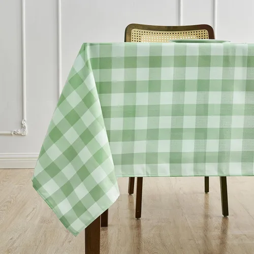 Miniatura 38 de BALCONY & FALCON Mantel Rectangular Estilo Jacquard Resistente al Agua Cubierta de Mesa para Comedor Cocina Café Fiestas y Uso al Aire Libre