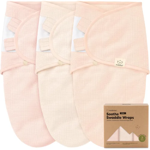 Paquete de 3 pañales orgánicos para recién nacidos, sacos de dormir para bebés de 0 a 3 meses, manta para bebé, manta portátil para recién nacidos,