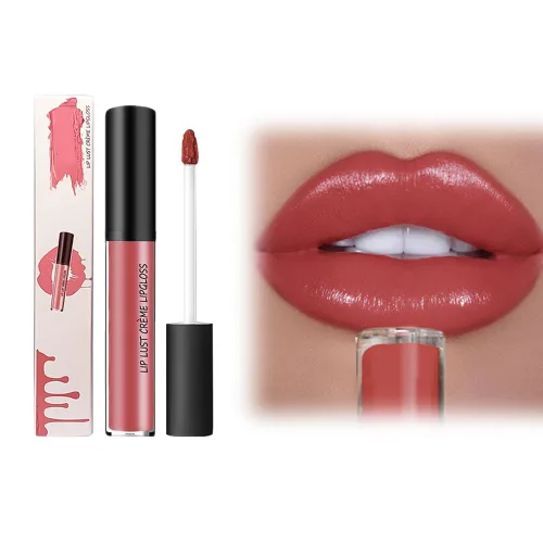 Miniatura 7 de Fauppt Labiales de 12 colores crema para labios, ligeros, mejorados, impermeables, de larga duración, hidratantes, antiadherentes, para mujeres, 001