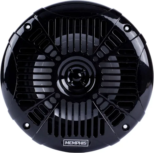 Miniatura 2 de Memphis MXA602SLB MXA OEM Fit 6.5" altavoces coaxiales de grado marino, negro con LED azul - par