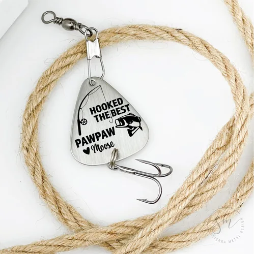 Miniatura 7 de Regalo para papá enganchado el mejor señuelo de pesca para papá, regalo para el día del padre, idea de regalo para papá, señuelo de pesca, idea
