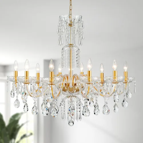 Miniatura 22 de WUZUPS Apliques de pared de 3 luces para dormitorio, sala de estar, baño, base E12, dorado