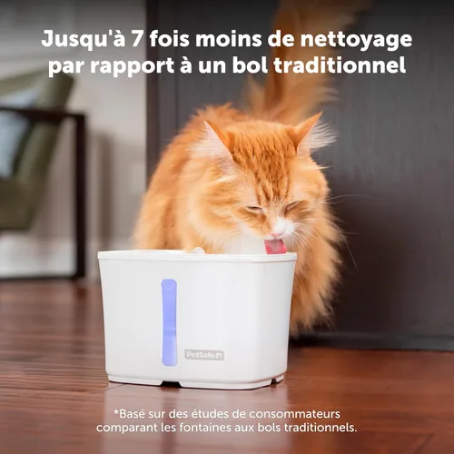 Miniatura 2 de PetSafe Viva Pet Fountain - Fomenta la hidratación saludable - Dispensador automático de agua con doble filtración - Fuente de agua ultra silenciosa