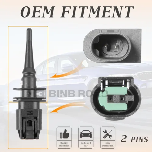 Miniatura 8 de Sensor de temperatura del aire exterior compatible con BMW E46 E39 E38 X3 X5 M5 M6 Z4 3 5 7 Series MINI (reemplaza 65816936953 65816905050)