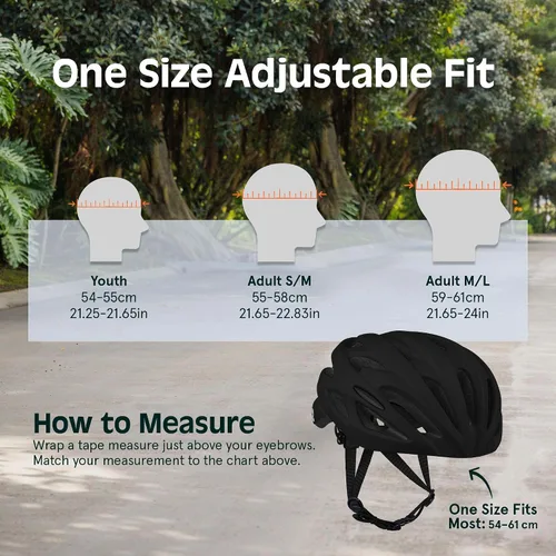 Miniatura 8 de Casco Retrospec Silas para Bicicleta de Carretera con 24 Ventilaciones y Luz de Seguridad LED Integrada - Protección Ciclista Ajustable para Adultos