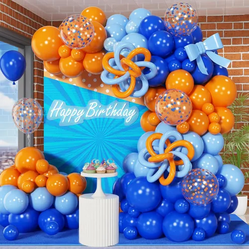 Miniatura 13 de HILAVO Kit de Arco de Globos Pastel Macaron Rosa Azul Verde Morado Amarillo Color Pastel Arcoíris Confeti Globos de Látex Guirnalda para Pascua