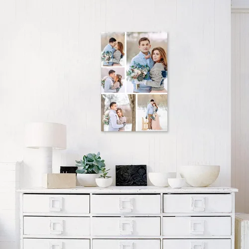 Miniatura 3 de LZIMU Impresiones en lienzo de collage con tus fotos personalizadas múltiples imágenes para pared, collage personalizado de fotos, regalos