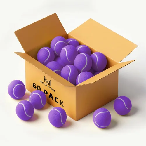 Miniatura 11 de Paquete de 60/120 pelotas de tenis, pelotas de tenis de entrenamiento, pelotas de juego de perros para mascotas, pelotas de tenis de práctica