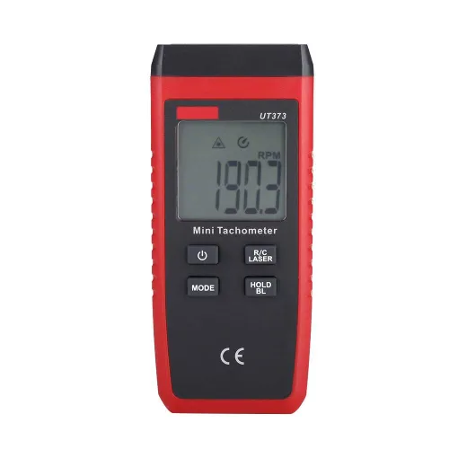 UT373 Mini tacómetro LCD no digital RPM Tach Medidor de velocidad