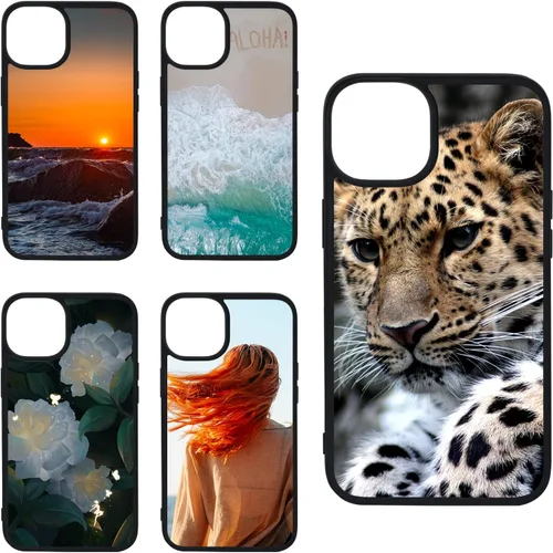 Miniatura 19 de 5 fundas de teléfono de sublimación para iPhone 13 Mini 5.4 pulgadas sublimación espacios en blanco imprimibles fundas de teléfono personalizadas