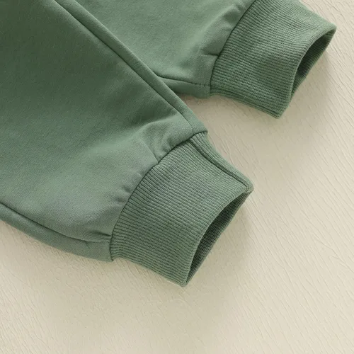 Miniatura 179 de Adobabirl Conjunto de sudadera y pantalones de Halloween para bebé, sudadera y pantalones con parche de calabaza para Halloween, otoño, ropa de bebé