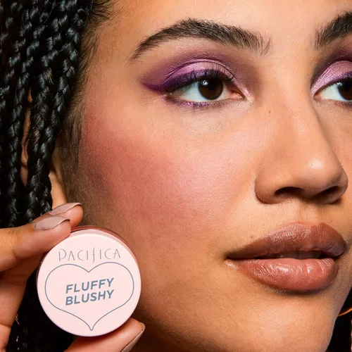 Miniatura 5 de Pacifica Beauty Rubor cremoso Fluffy para mejillas + labios Crema, ligero, versátil, fórmula fácil de usar Colágeno vegano hidratante Blushed