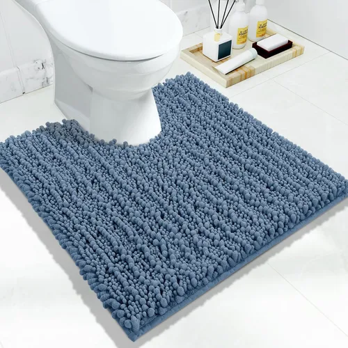 Miniatura 108 de Yimobra Alfombras de Baño Antideslizantes Lavables - Alfombra de Baño de Chenilla Ultra Suave Absorbente, Alfombra Peluda de Secado Rápido para Negro