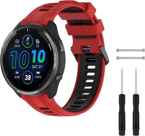 Miniatura 9 de Correa de reloj compatible con Garmin Forerunner 945/Forerunner 935, silicona suave deportiva Garmin 935/Fenix 5/Fenix 5 Plus, repuesto para Garmin