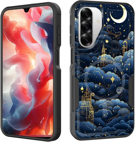 Miniatura 25 de Funda magnética para Galaxy A16 5G, [compatible con MagSafe] [protección contra caídas de grado militar] Funda resistente a prueba de golpes