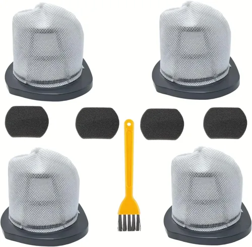 Filtros de vacío Bissell de repuesto (paquete de 4) + filtros de espuma (paquete de 4) - Compatible con la serie 2030 (2030, 2030B, 2030J, 2030K,