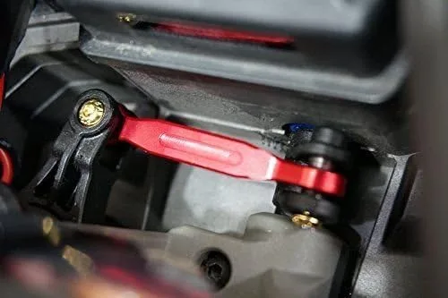 Miniatura 3 de Aleación de aluminio servo dirección varilla de acoplamiento para Traxxas X-Maxx X MAXX 6S 8S azul