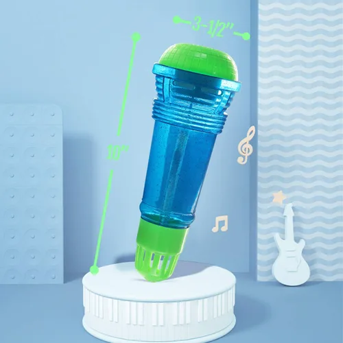 Miniatura 5 de Novelty Place Micrófono Echo para Niños y Pequeñitos - Micrófono de Karaoke Mágico sin Batería, Amplificador de Voz, Juguete Retro para Cantar, Azul