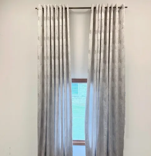 Miniatura 4 de Ikiriska Cortinas extra largas con patrón geométrico de 8-24 pies de largo. (1 panel). Cortinas hechas a medida. 50-100 "de ancho. para techos altos
